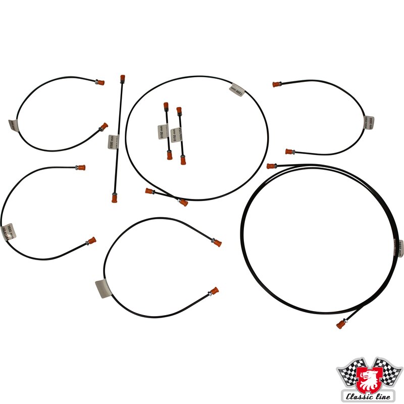 Remleidingset T25 / T3 bus 79/85 251698005A (Met rembekrachtiger)