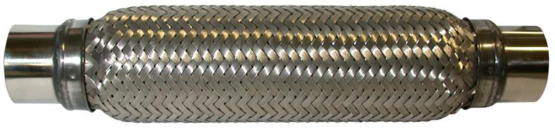 Flexibel uitlaatdeel, 35x250 mm, RVS