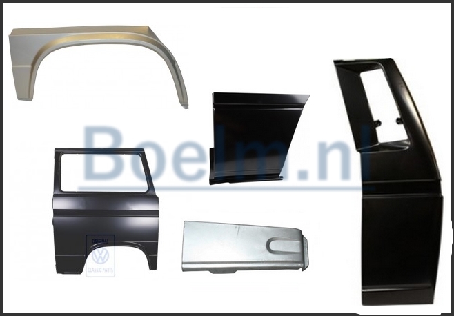 Plaatwerk zijkant achterzijde