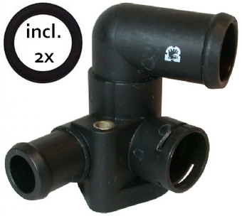 Flens koelvloeistof met afdichtring    028121132C (Lupo, Polo 1.7D)