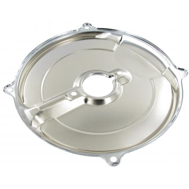 Dynamo achterplaat binnen chroom. Type 1 motoren met wisselstroom dynamo of Ø 105 mm gelijkstroom dynamo 