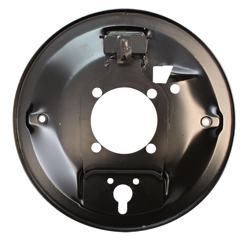 Remankerplaat links achter. Kever T/M 9/1957 (alleen hydraulische remmen). Karmann Ghia T/M 9/1957 113609439