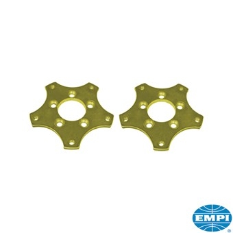 Velgadaptors, VW 5 gaats wheel naar 5x130, 14x1.5 mm, 9.5 mm dik, staal, 2 stuks