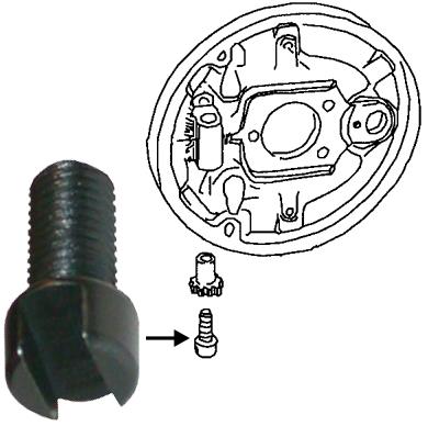 Remschoen afstelbout 131609209 (Per stuk)