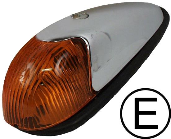 Knipperlicht, spatbord montage, amber, met rubber pakking, links/rechts, met e-keur 111953041