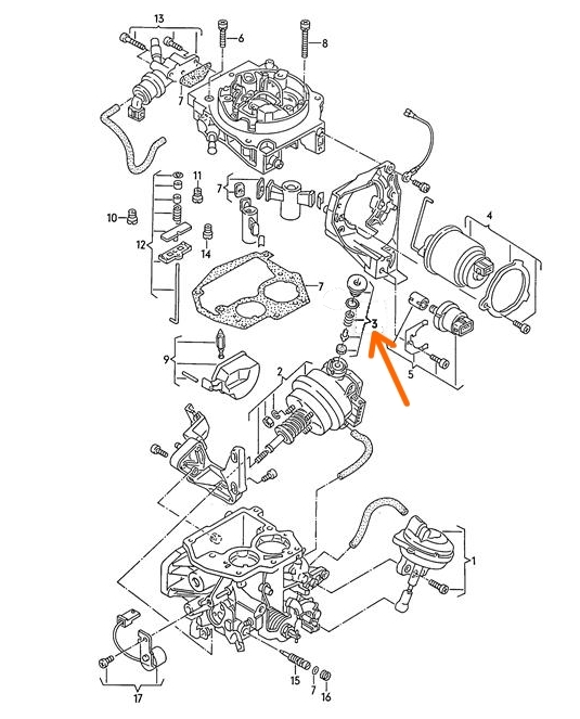 Terugslagklep setje 025129085