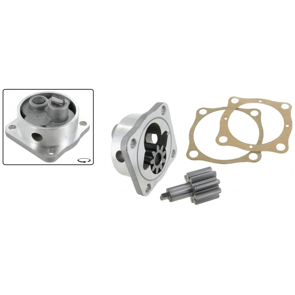 Hoogvermogens oliepomp (aluminium) 26 mm tandwielen