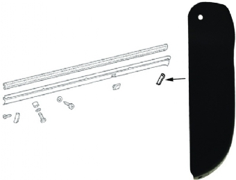 Eindstuk zijlijst 911 (linksvoor / rechtsachter 91155914204