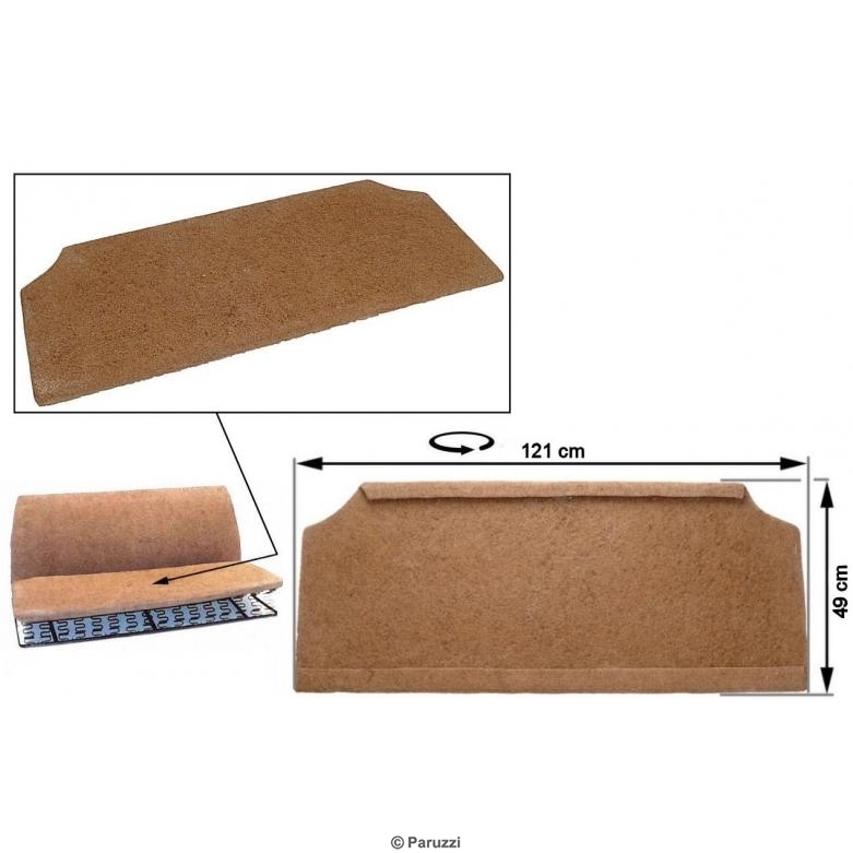 Achterbank vulling (paardenhaar) zit gedeelte. Kever 8/1972 en later cabriolet 151885375C