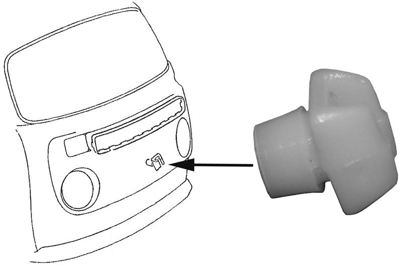 Clip voor neusembleem / -logo T2 bus 211853619