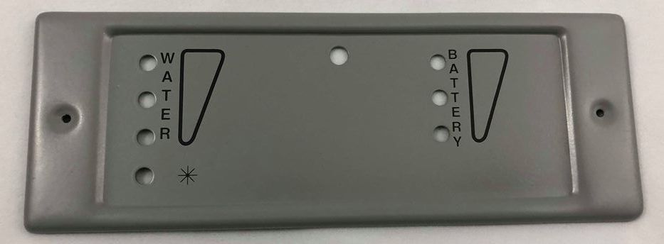 Kap voor water en accu niveau Westfalia grijs (1 schakelaar)