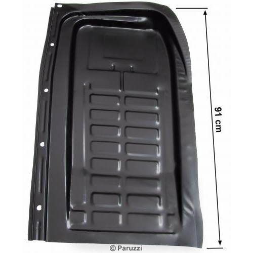 Bodemplaat half rechts achter. Kever T/M 7/1972 