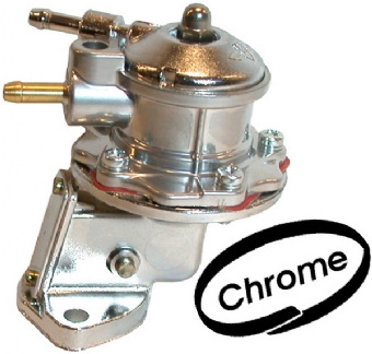 Benzinepomp, chrome, heavy duty kwaliteit, OE - screw together versie