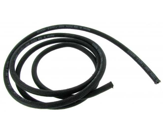 Benzineslang textiel buiten per meter. binnen Ø 7.0 mm buiten Ø 12 mm N203571