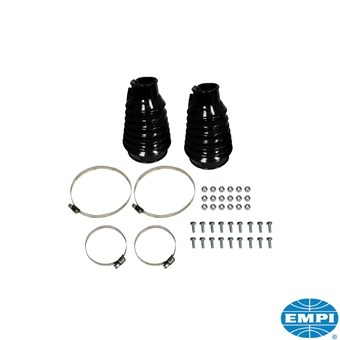 Ashoesset met toebehoren, Deluxe, achterzijde, voor pendelas, zwart, 2 stuks