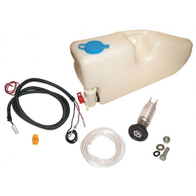 Ruitensproeier ombouw set incl tank 12 Volt. Kever 1200/1300/1500 8/1967 en later 