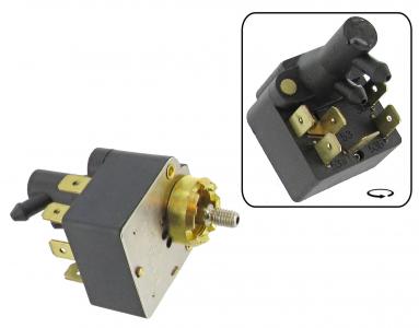 Ruitenwisser schakelaar op dash. (2 snelheden). Kever 8/1967 en later. Karmann Ghia 8/1967 en later. Type 3 8/1967 en later 141955517A