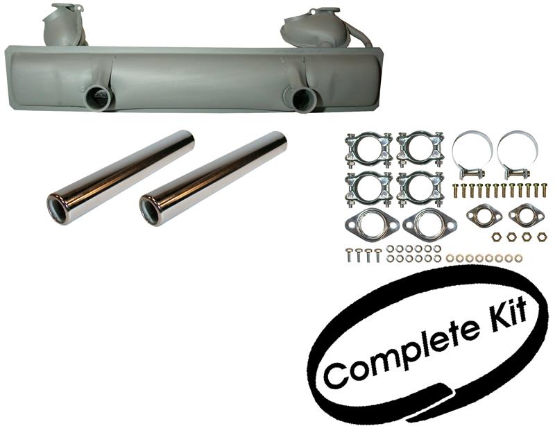 Uitlaatkit Kever compleet, E-/TÜV goedgekeurd 113251053AJ