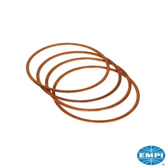 Cilinderkop pakking set, koper, Ø90.5/92 mm, 0.04" dik, 4 stuks