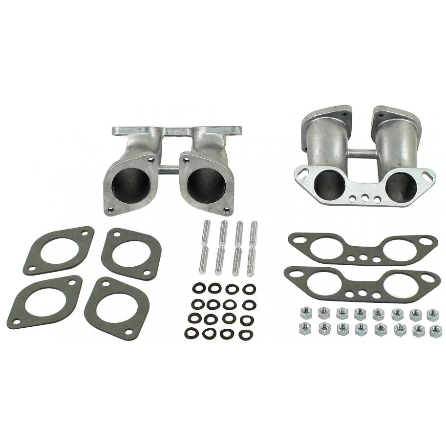 Inlaatspruitstukken Weber IDF, Dellorto DRLA (Set). Type 4 motoren 