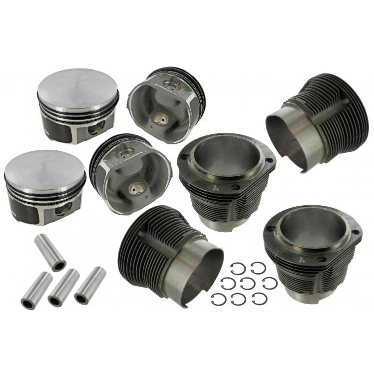 Cilinder/zuigerset 1971 cc (2000) vlakke zuiger. 