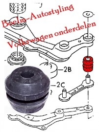 Motorsteunlager 1H0199233A               
