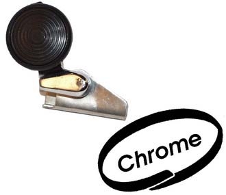 Slot voor tochtruit, chroom, links 111837657A