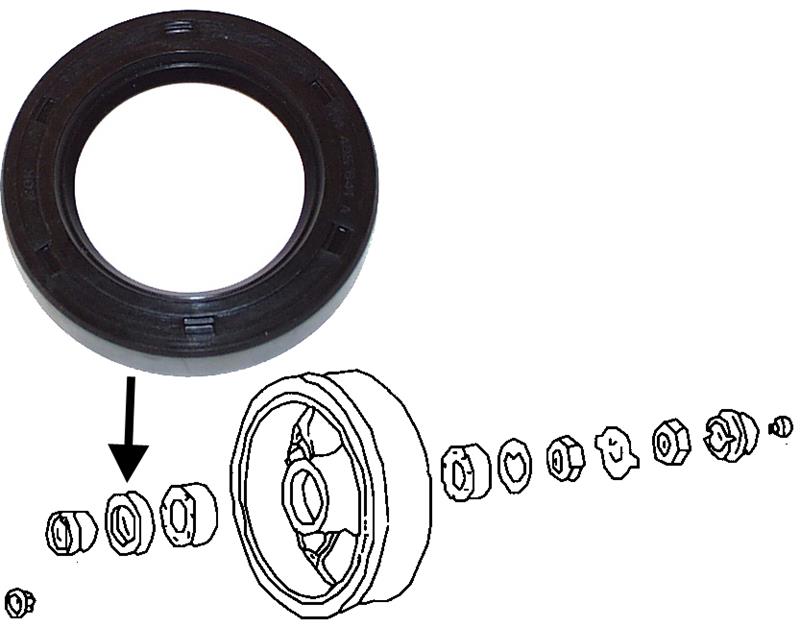 Keerring voorwiellager Kever / Karmann Ghia 111405641A