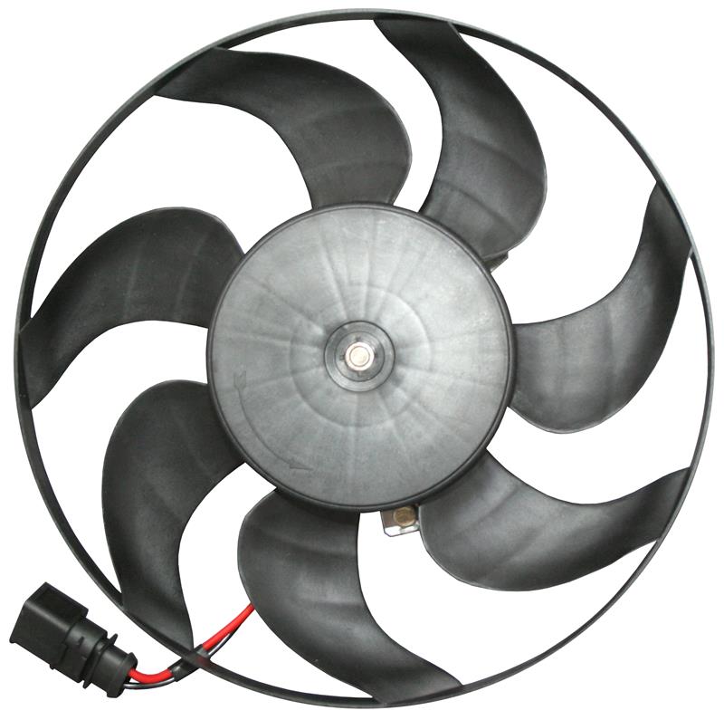Ventilator motor, rechts, 200 W, 295 mm 3C0959455G   