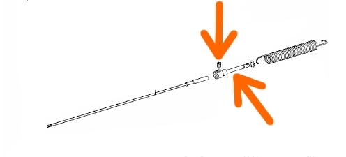 Gaskabel pen set T25 / T3 2.0 CU 251721578A  