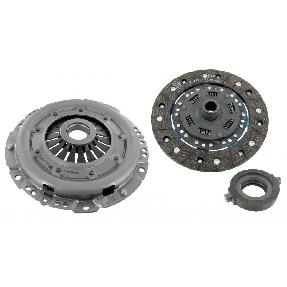 Koppeling set 200 mm. Type 1 motoren 1500/1600cc T/M 7/1970. Type 3 motoren 8/1962 T/M 7/1970 211141025B