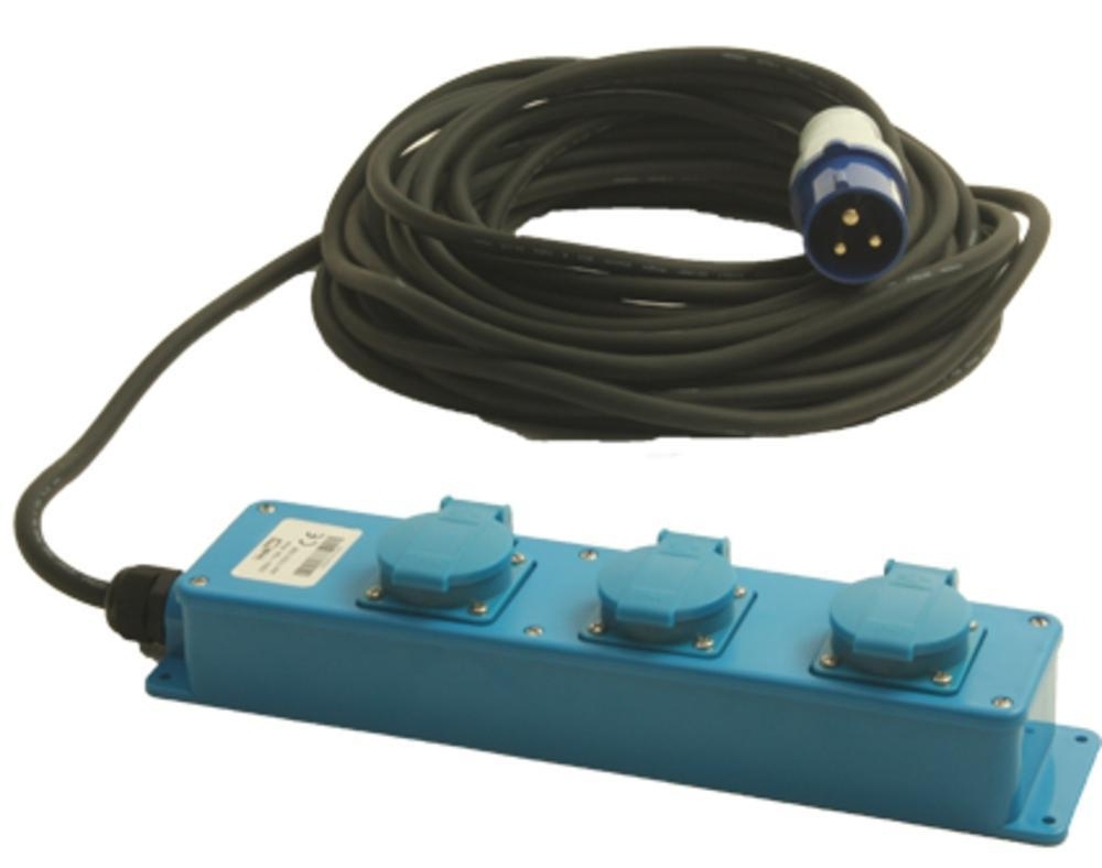 Stekkerdoos 15m 230V unit CEE