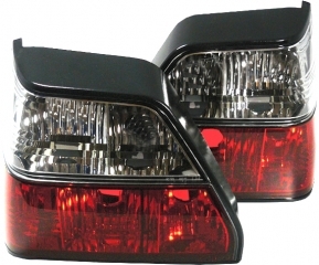 Achterlichtenset Golf 2 Rood/Helder 