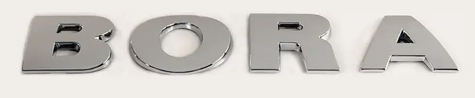 Origineel Bora embleem achterklep 1J5853687