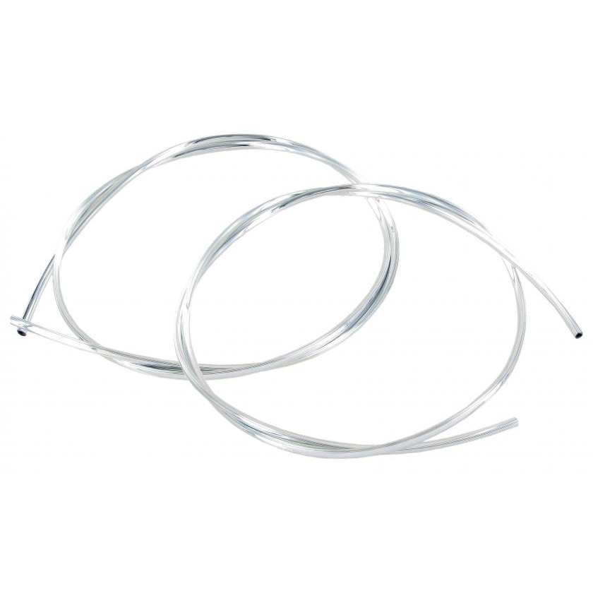 Dakgoot sierlijst chroom (Set). Karmann Ghia sedan 111018151