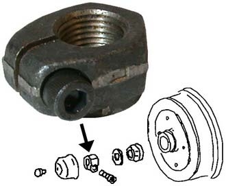 Klemmoer wiellager, linksvoor 131405669