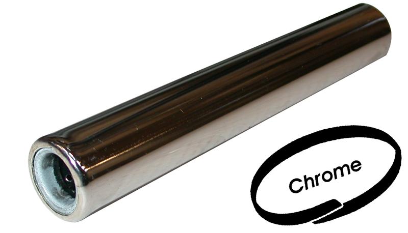 EINDPIJP, 225 MM, CHROME
