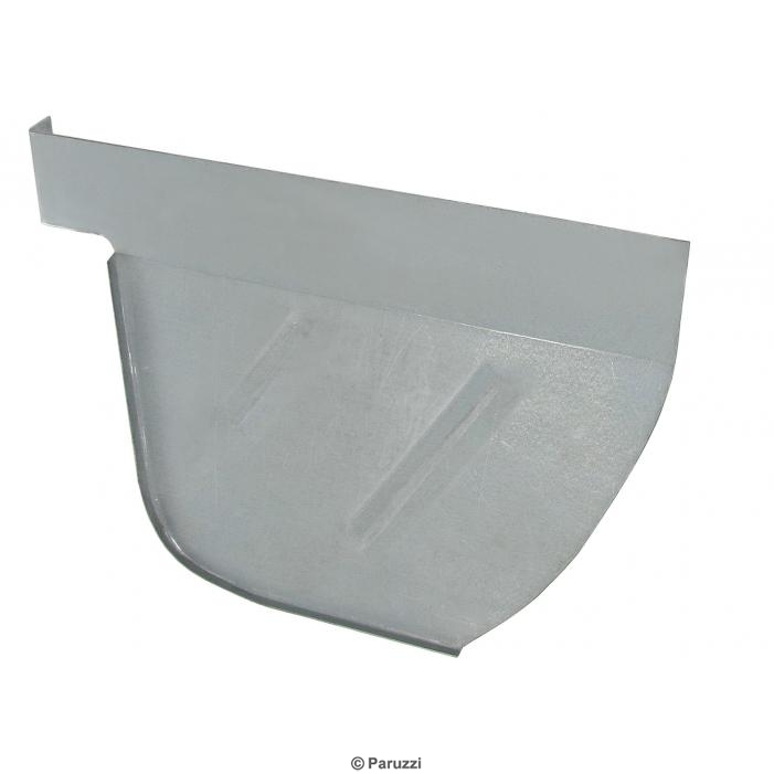 Aansluitplaat achterste wielkast rechts achter. Bus 8/1971 T/M 7/1972 