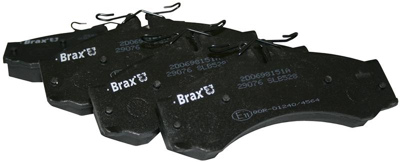 Remblokkenset, voorzijde, 20.0 mm (BRAX) 2D0698151B   