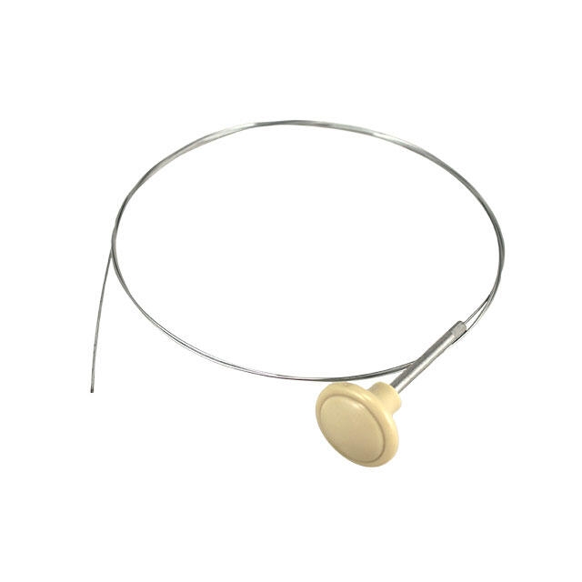 Kofferklep kabel met ivoor knop. Kever 1949 (ch 1-102 948) T/M 7/1968. Karmann Ghia 8/1966 T/M 7/1967. Type 3 T/M 7/1967 343823531A