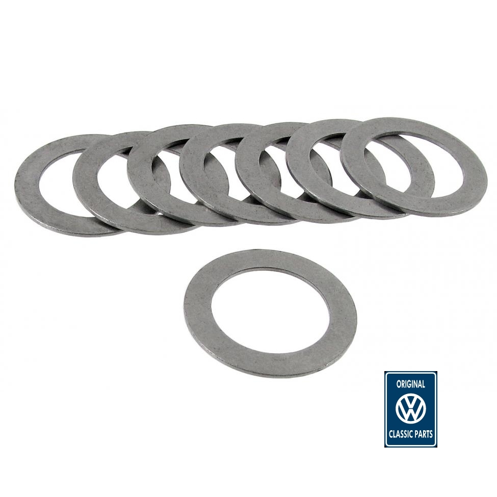 Tuimelaaras ringen 8 stuks. Type 1 (behalve 25/30 pk). Type 3 (alle bouwjaren). Type 4 (alle bouwjaren). CT (alle bouwjaren).  Water boxer motoren (alle bouwjaren) 