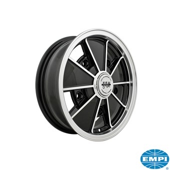 Velg BRM 5 spaak hoogglans zwart (per stuk)