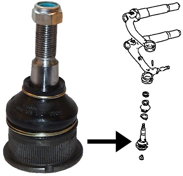 Fuseekogel onder p.st 131405371G