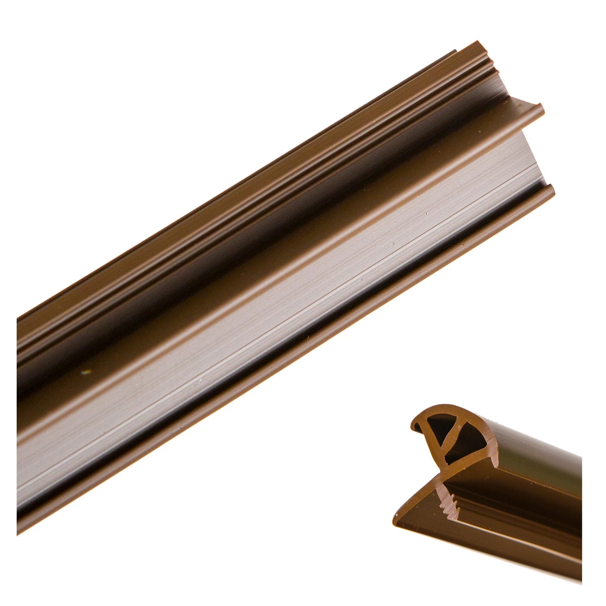 Kantafwerking bruin T1-T2-T3 Westfalia (X-profiel) 50cm 