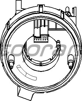 Terugstelring met sleepring 1J0959653C