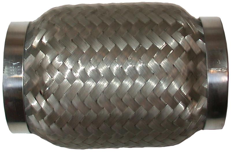 Flexibel uitlaatdeel, 60x100 mm, RVS