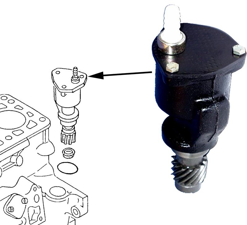 Vacuum pomp, rem systeem 068145101E
