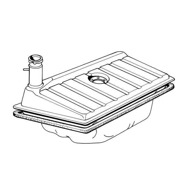 Benzinetank Kever, Karmann Ghia 08/60-07/67 113201075B