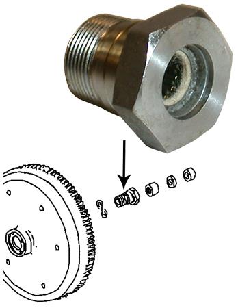 Standaard vliegwielbout inclusief lager M28x1.5x27 mm 0401053051
