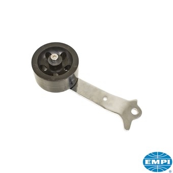 Rolpedaal zwart - verchroomd